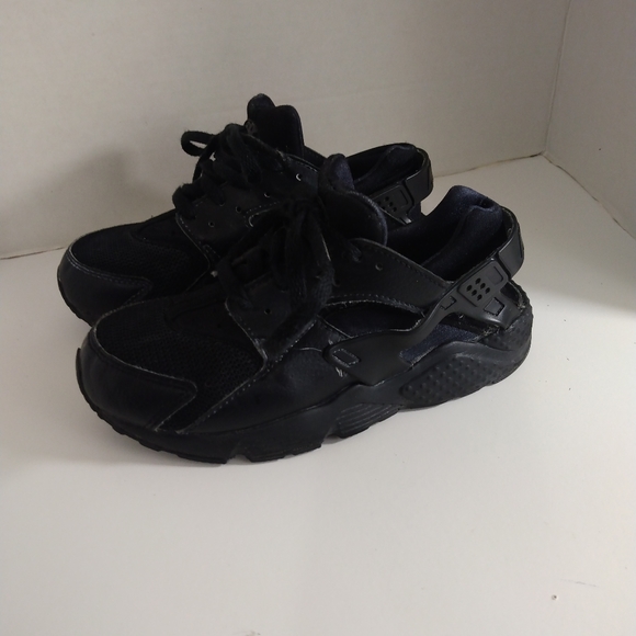 Nike Air Huarache run Triple Black Sneaker - Picture 5 of 11